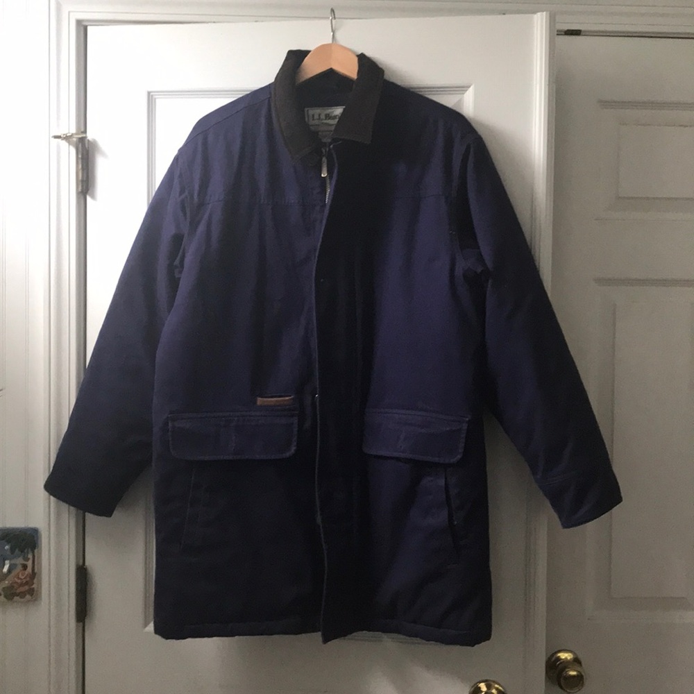L.L. Bean Navy coat
